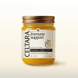 CELTARA Immune Support Blend supplement jar for daily immune support